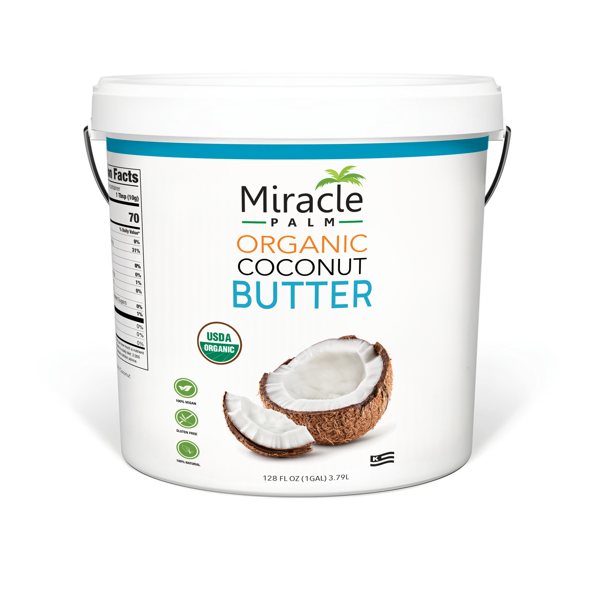 Miracle Palm Organic Coconut Butter - 1 Gallon